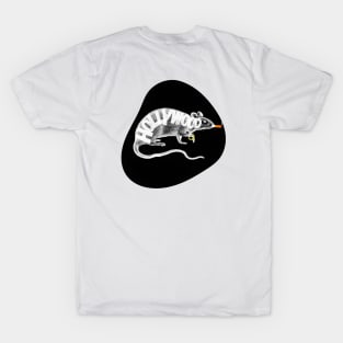 Hollywood Distressed Love Rat By Abby Anime(c) T-Shirt